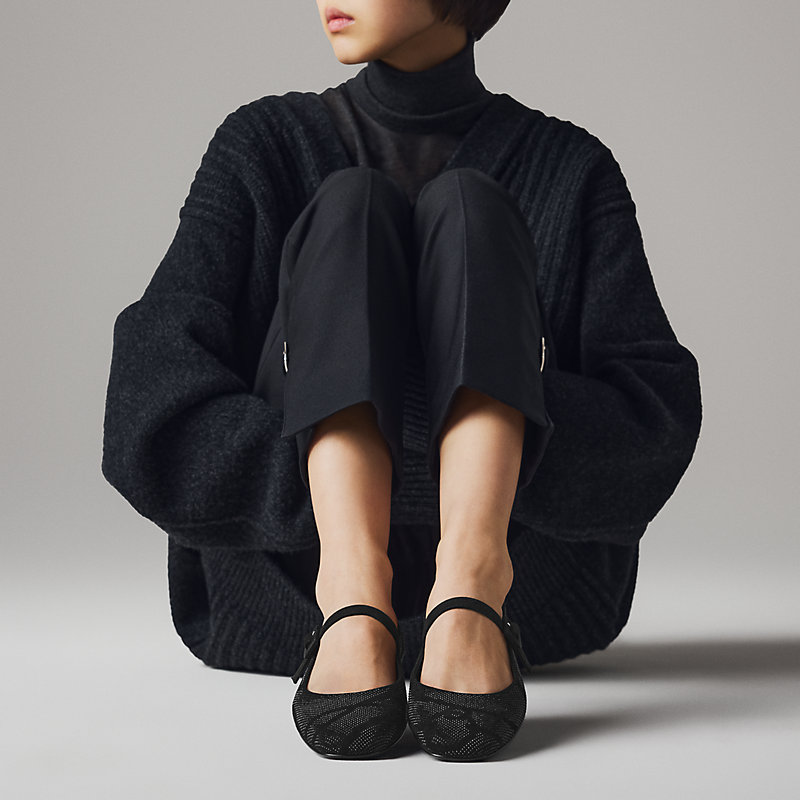 Light ballet flat - Black | Hermès USA